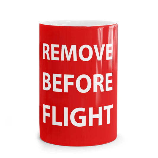 Remove Before Flight Mug Sky Wing