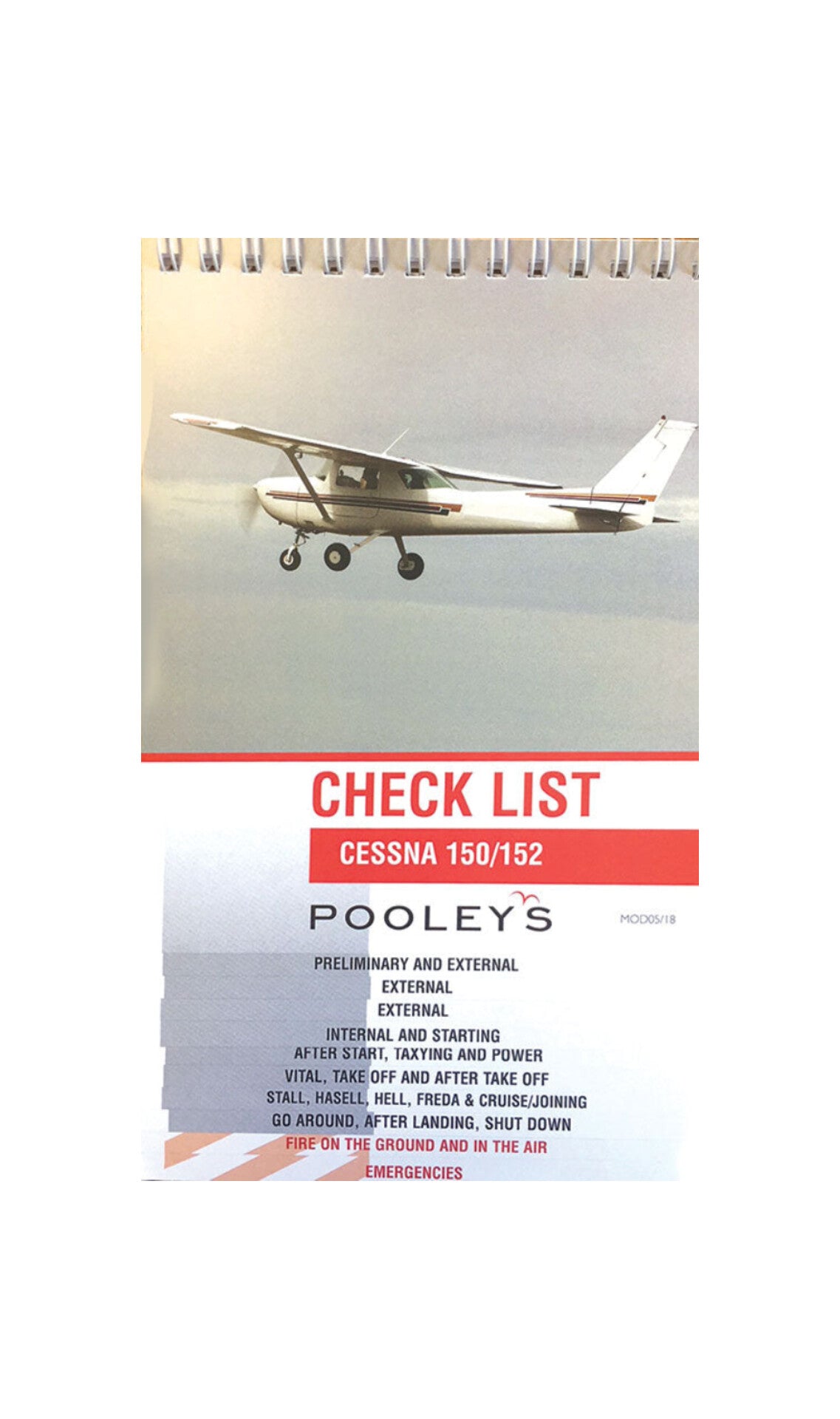 Pooleys Cessna 150 & 152 Checklist