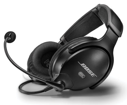 Bose A30 Headset with Dual Plug (Fixed-Wing), Bluetooth, High Impedance and Straight Cable Bose