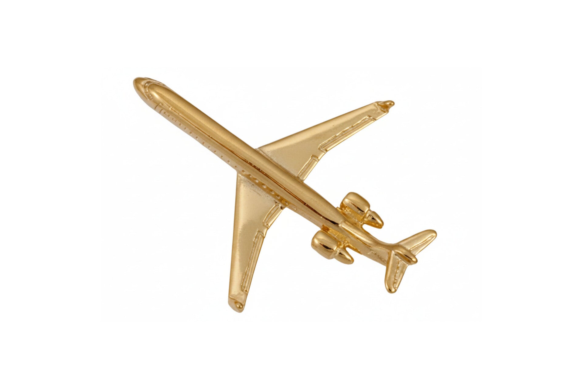 CRJ-900 Lapel Pin - Gold Sky Wing